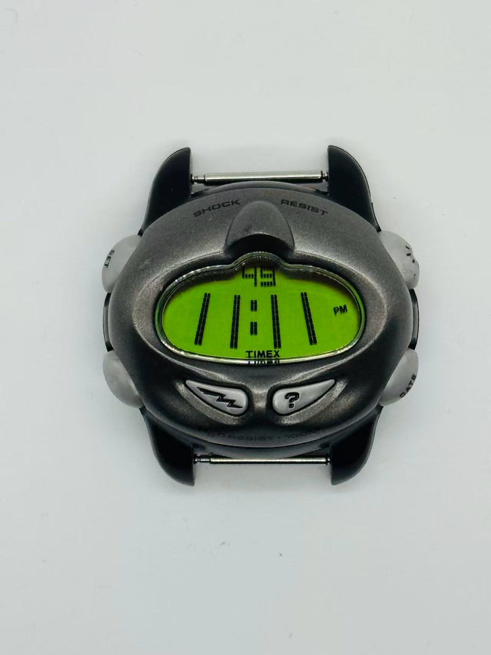Vintage Timex Shock Resist Digital Watch 100M Water Resistant New Battery Runs